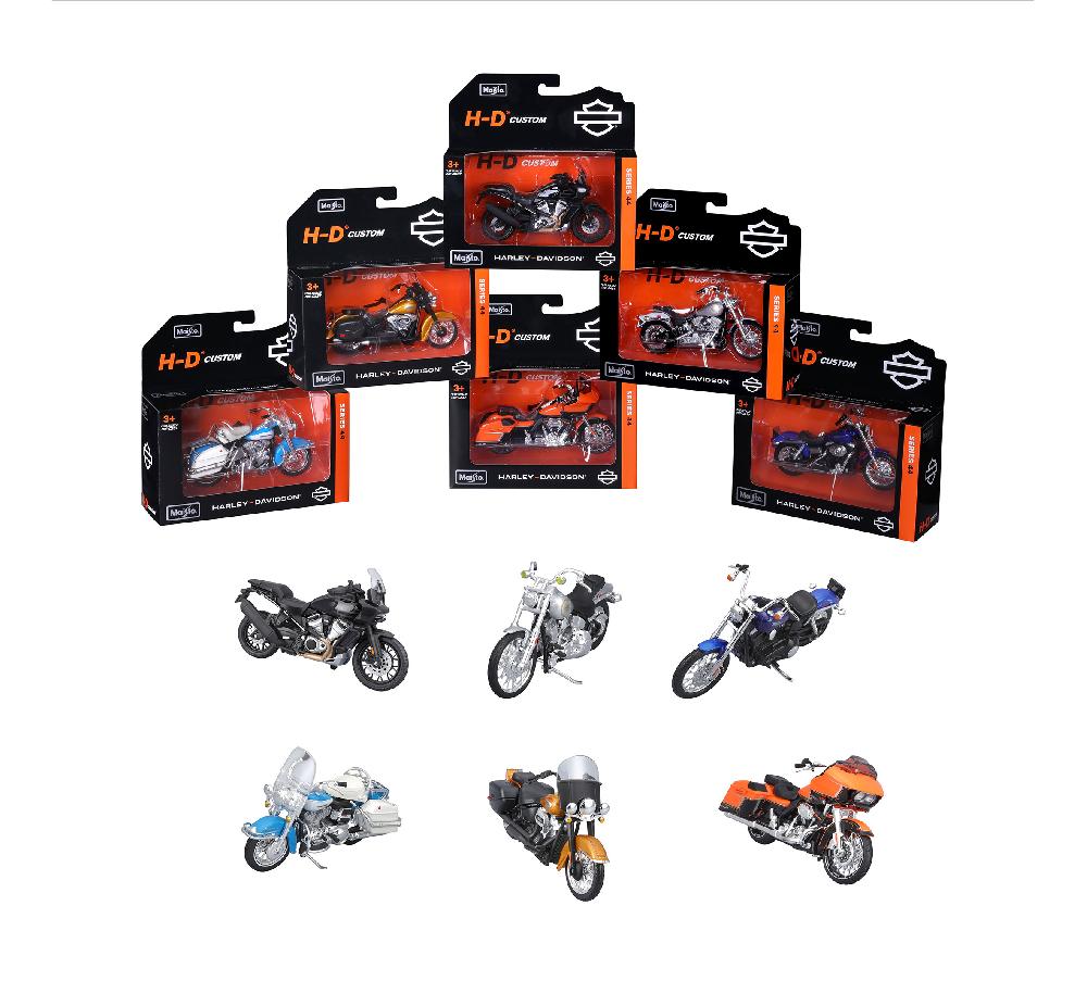 harley H-D 1:18 Scale Diecast Motorcycle Series 44 Set