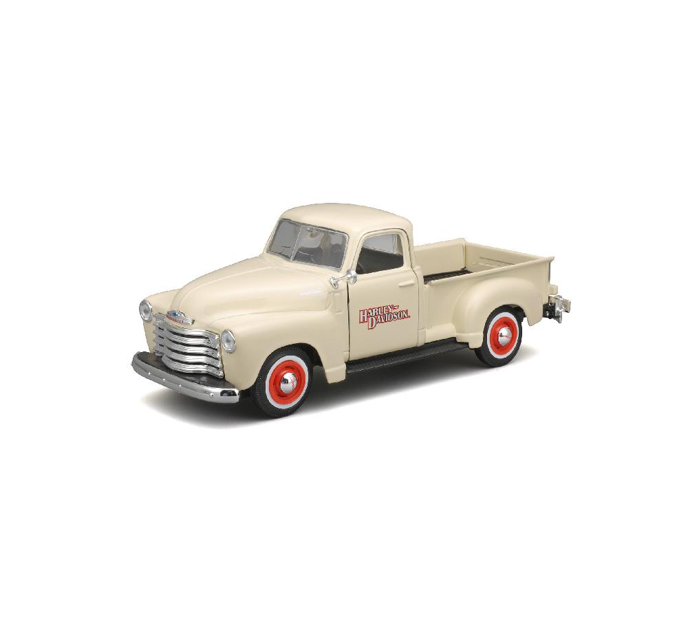 Harley H-D 1:24 Scale Diecast '01 FLSTS Her Sprngr + '50 Chevy 3100