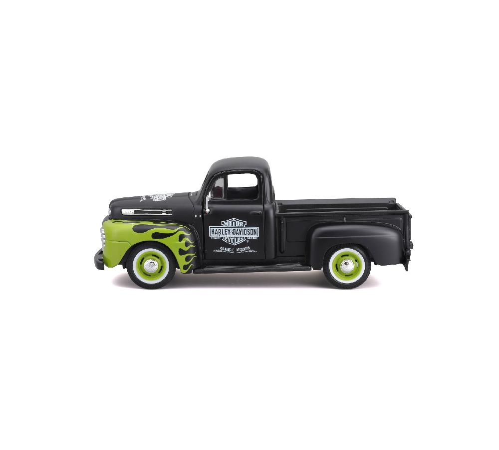 Harley H-D 1:24 Scale Diecast '48 FL Panhead + '48 Ford F-1 Pickup