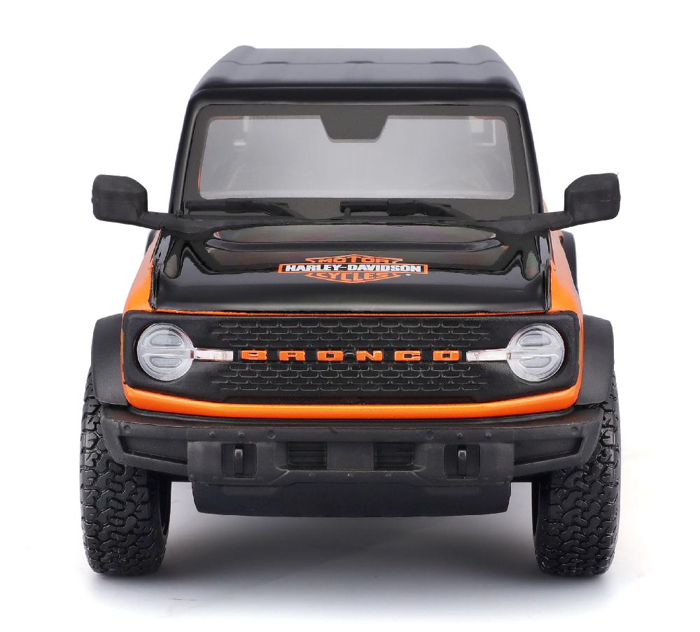 Harley H-D 1:24 Scale Diecast '58 FLH Duo Glide + '48 Ford F-1