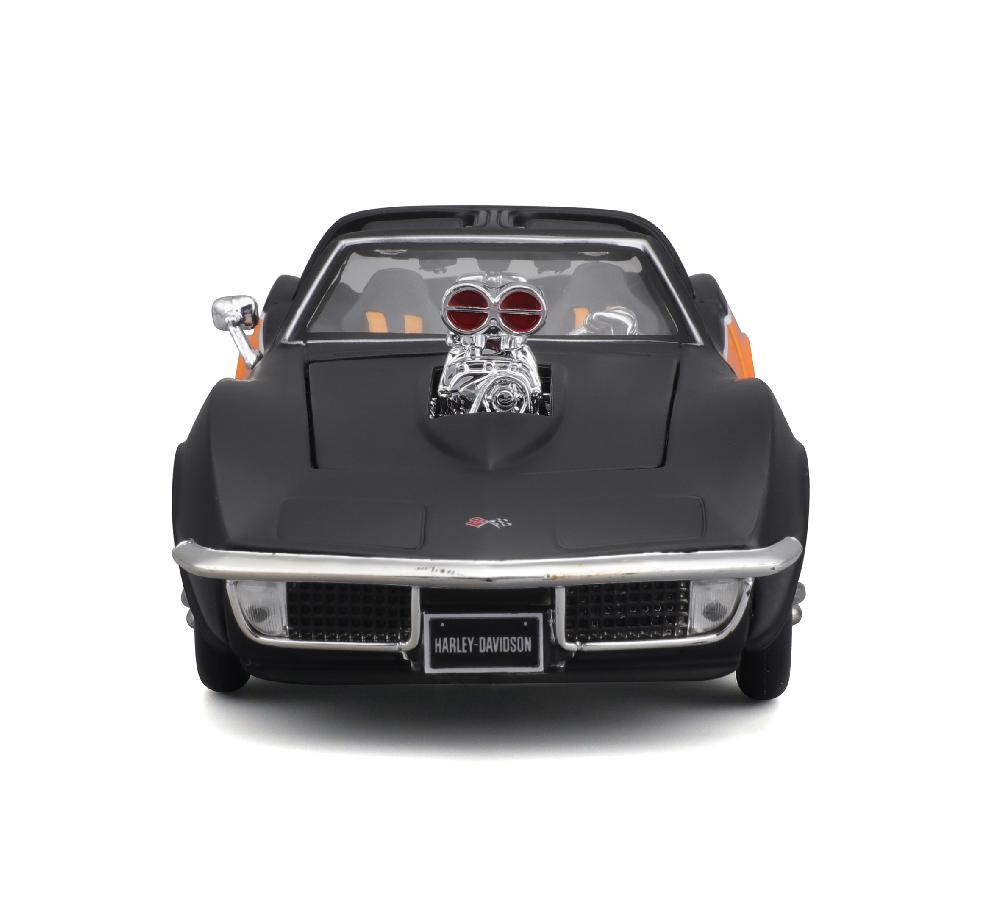 Harley H-D 1:24 Scale Diecast Custom 1970 Chevy Corvette