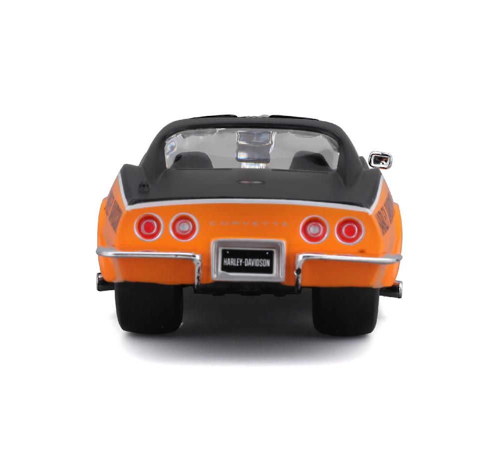 Harley H-D 1:24 Scale Diecast Custom 1970 Chevy Corvette