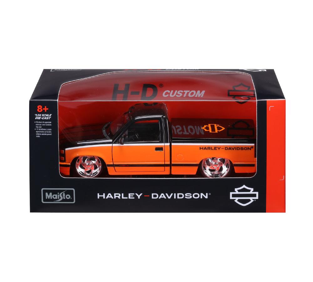 Harley H-D 1:24 Scale Diecast Custom 1993 Chevrolet 454 SS Pickup Truck