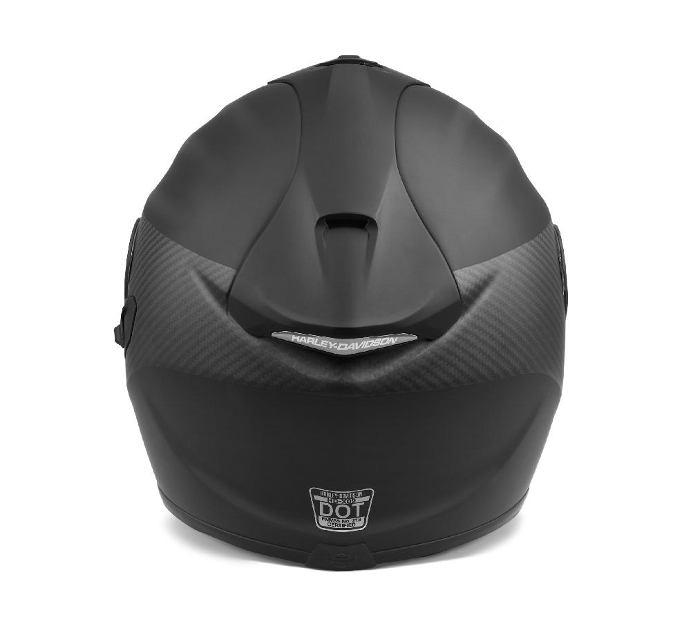 Harley H-D Brawler Carbon Fiber X09 Full Face Sun Shield Helmet