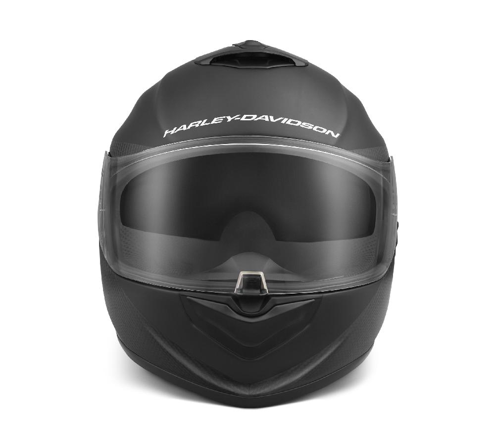 harley H-D Brawler Carbon Fiber X09 Full Face Sun Shield Helmet