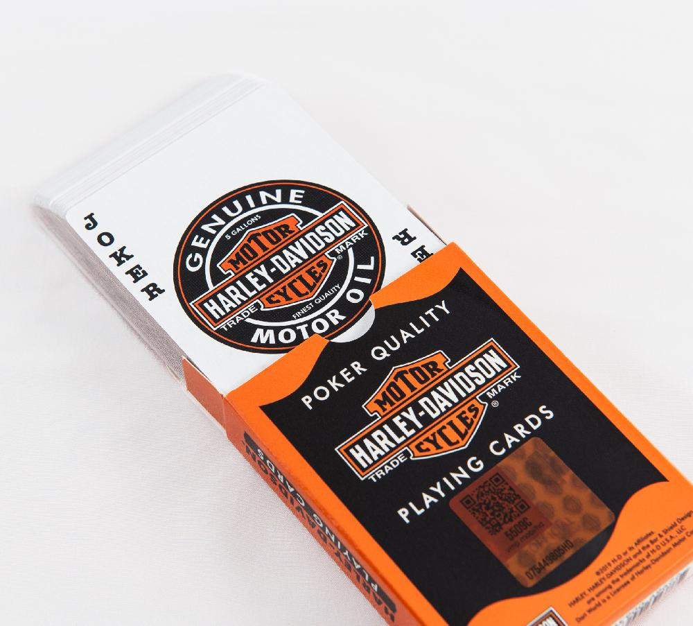 Harley H-D Genuine Motor Oil Can Standard Playing Cards