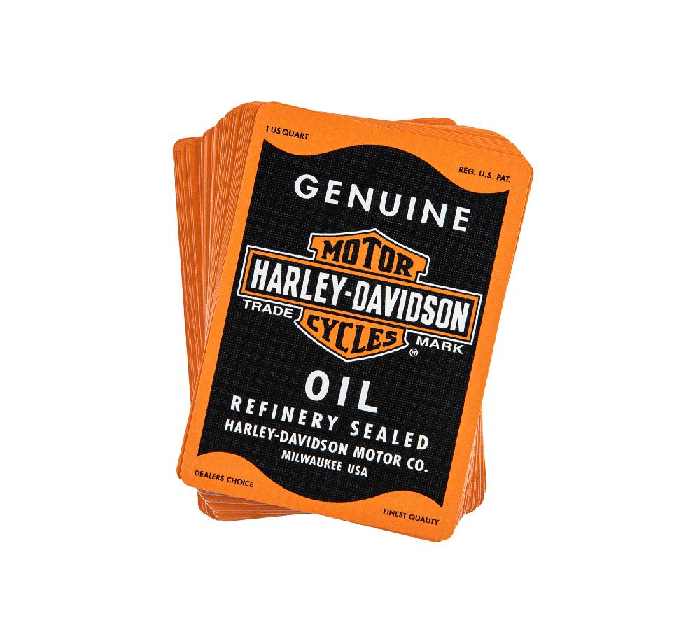 harley H-D Genuine Motor Oil Can Standard Playing Cards