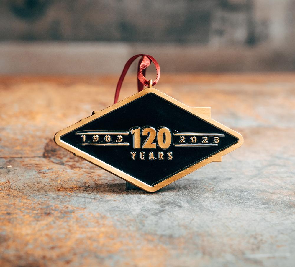 Harley 120th Anniversary Metal Ornament