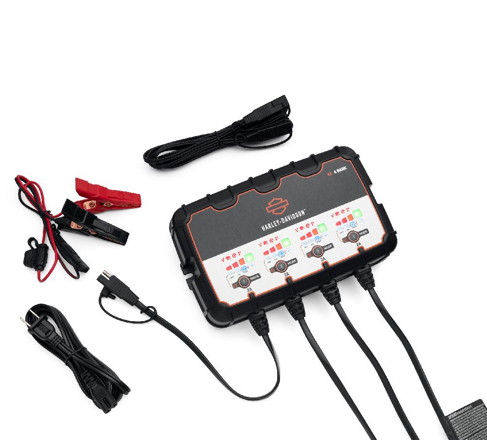 harley 2.0 Amp Dual-Mode Battery Charging Station