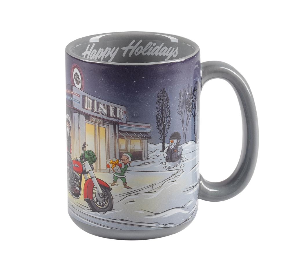 Harley 2024 Biker Santa Mug