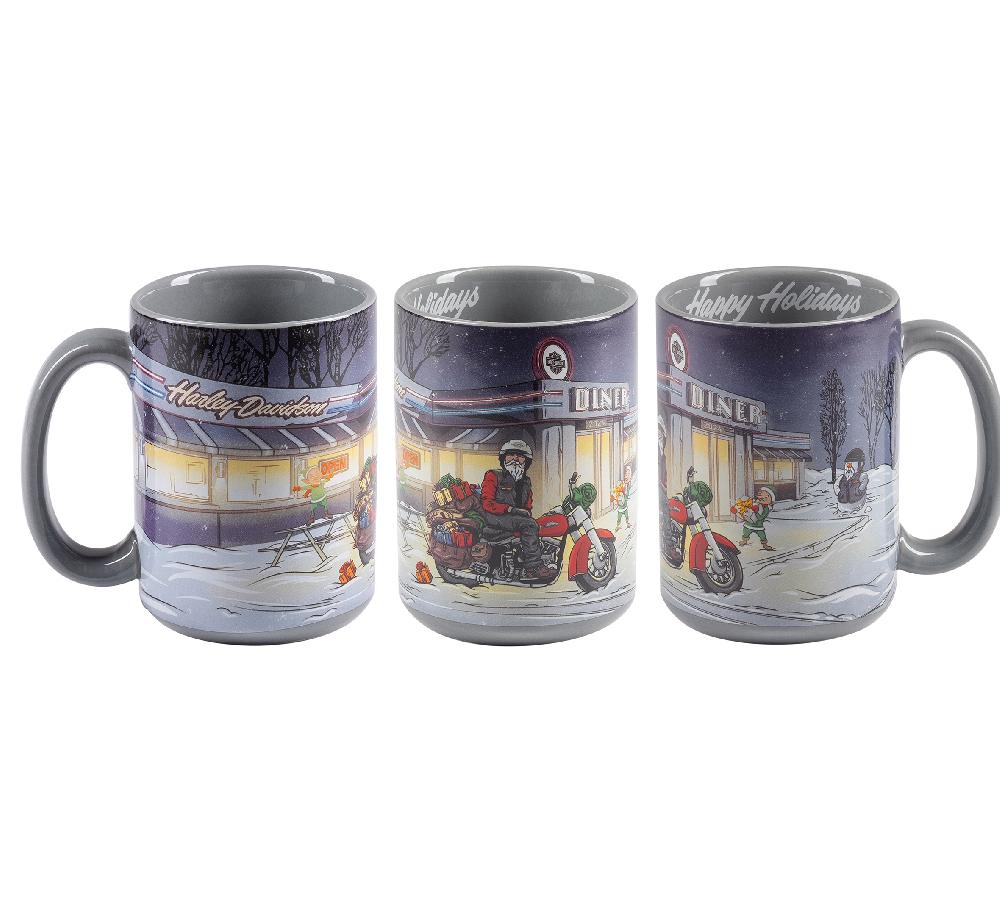 Harley 2024 Biker Santa Mug