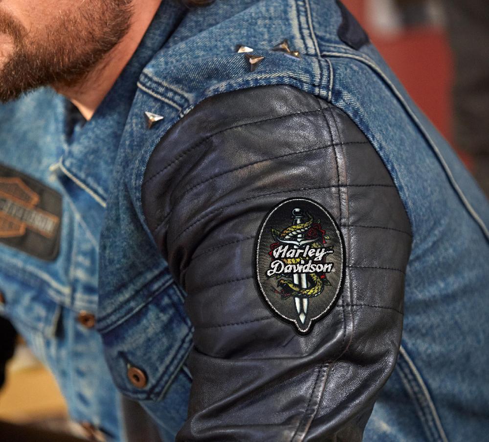 Harley 3.5” Snakes And Daggers Patch