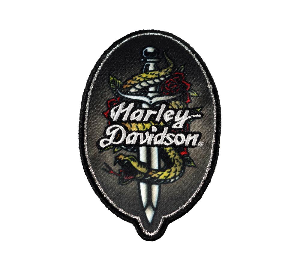 harley 3.5” Snakes and Daggers Patch