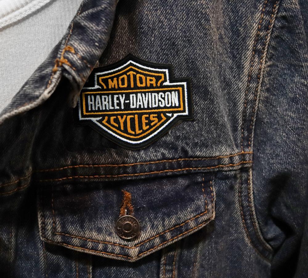 Harley 3" Bar & Shield Patch