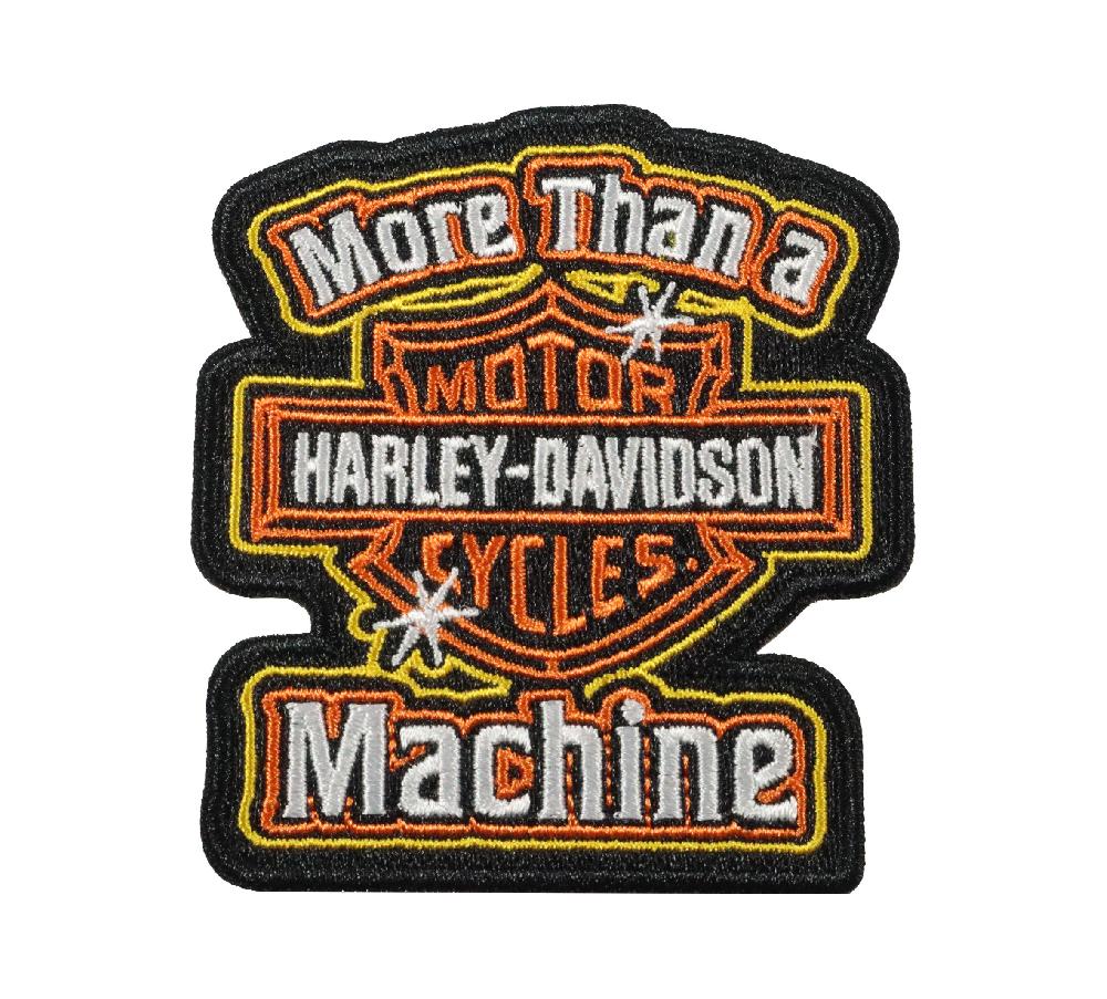 harley 3" More Machine Patch