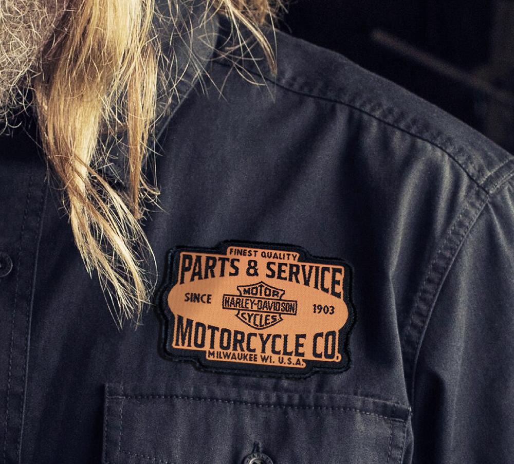 Harley 3” Parts And Service Patch