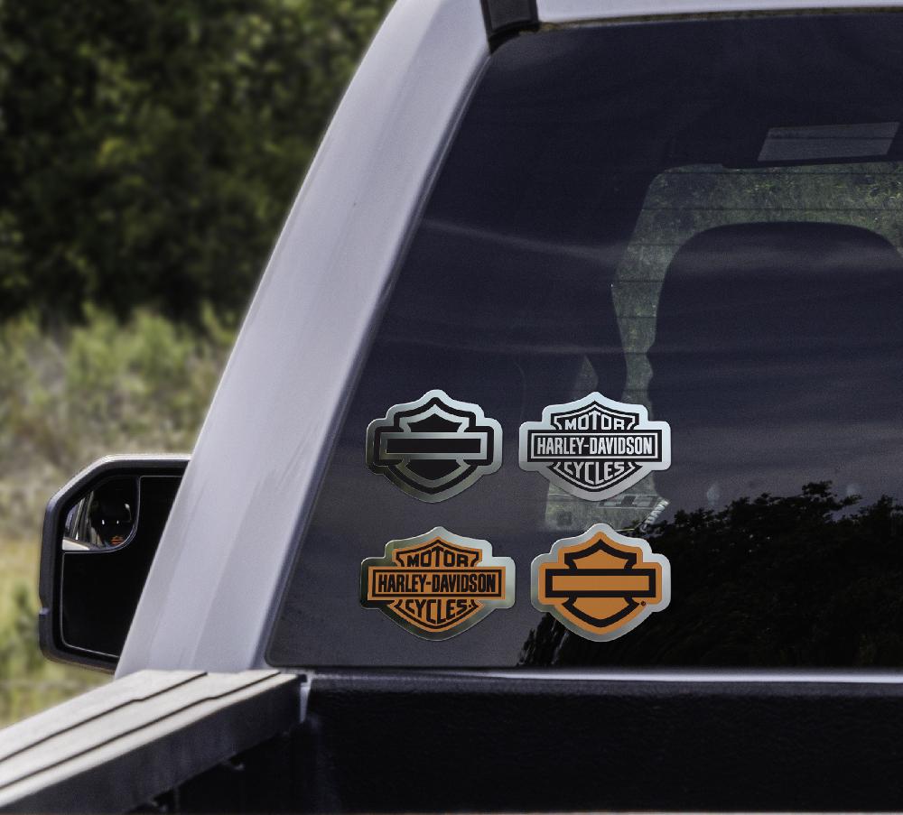 Harley 3-Piece Decal Assortment