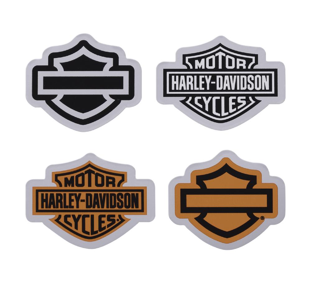 Harley 3-Piece Decal Assortment