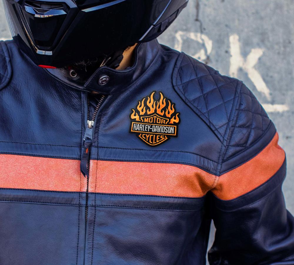 Harley 4" Fire Starter Patch