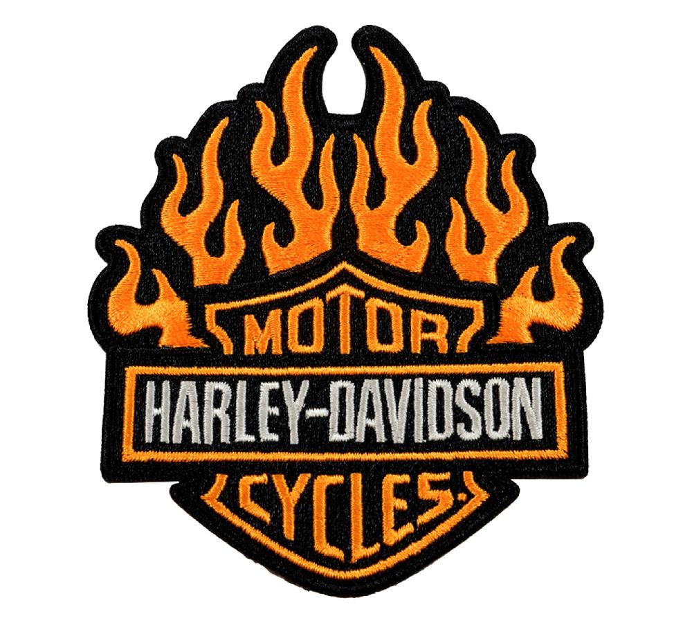 harley 4" Fire Starter Patch
