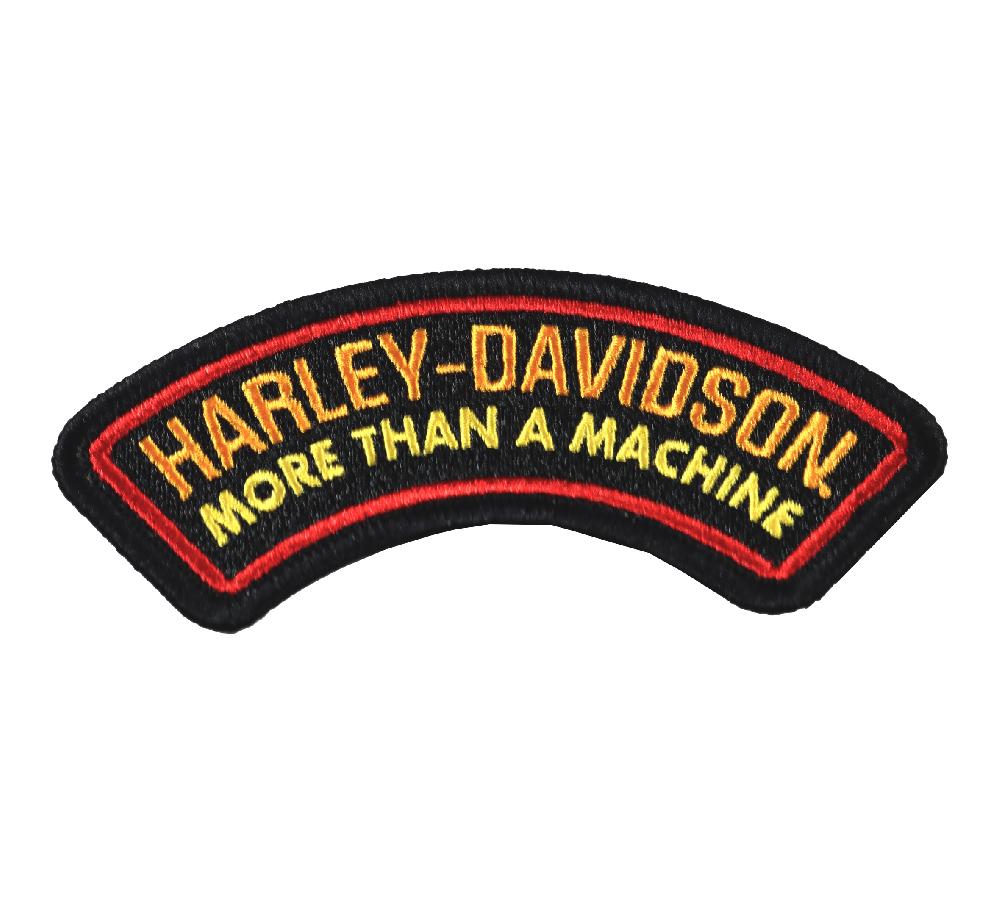 Harley 4” More Than A Machine Rocker Patch