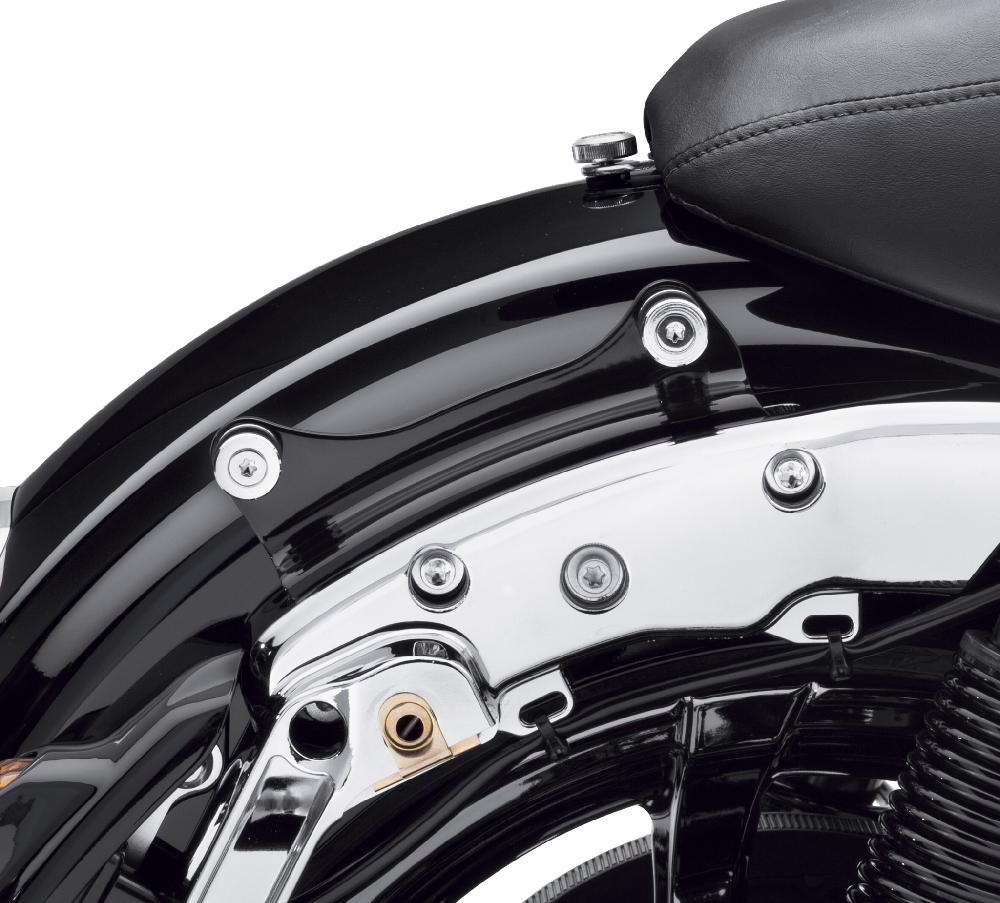 Harley 4-Point Docking Hardware Kit - Gloss Black