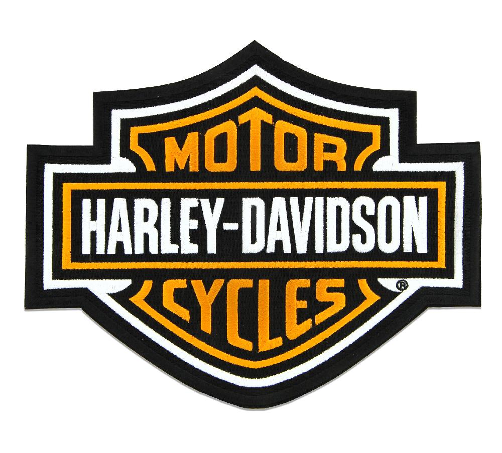 harley 9.25" Bar & Shield Patch
