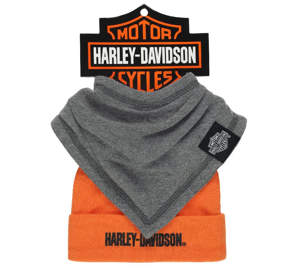 harley Accessories - Infant Bib & Beanie Set