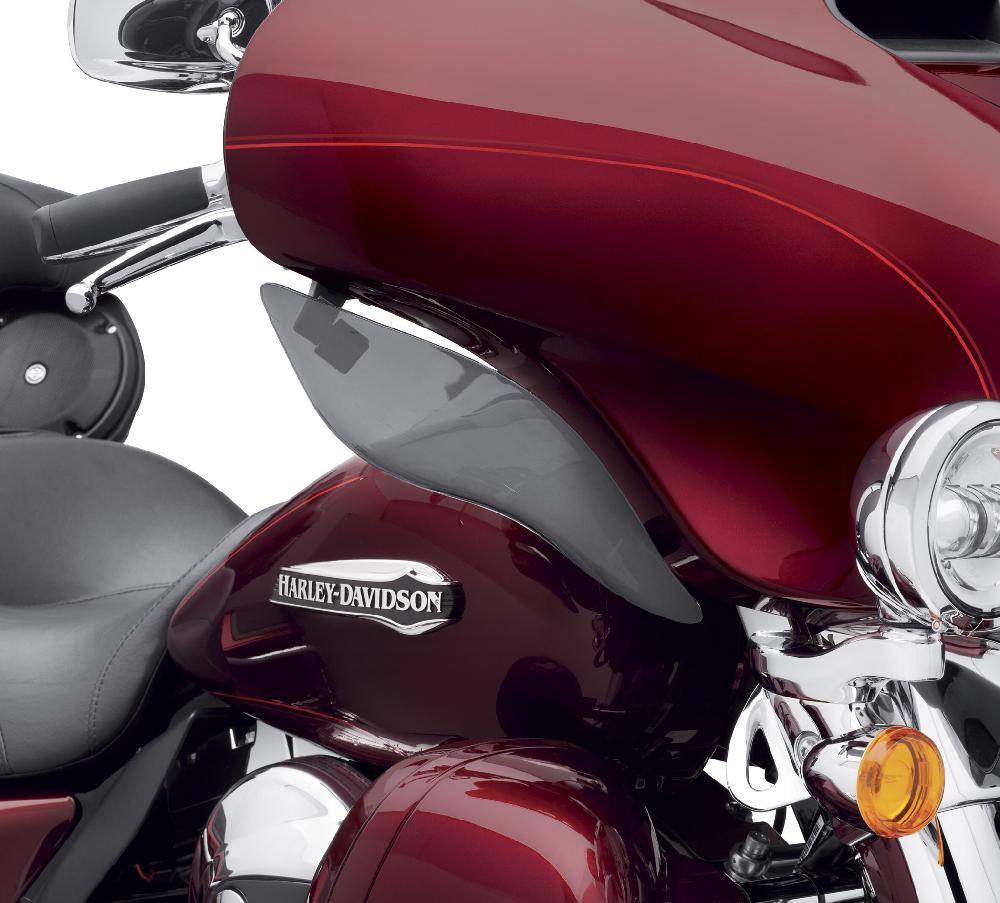 harley Adjustable Air Deflector - Dark Smoke