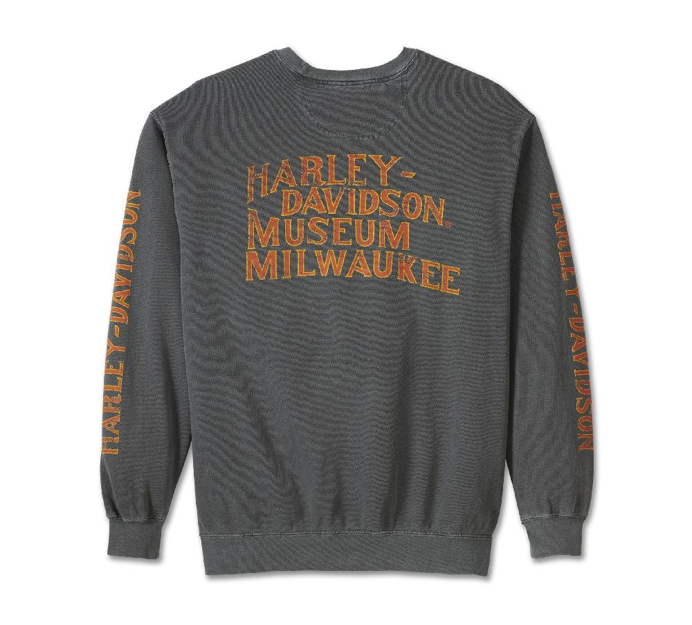 Harley Banner Eagle Midweight Crewneck