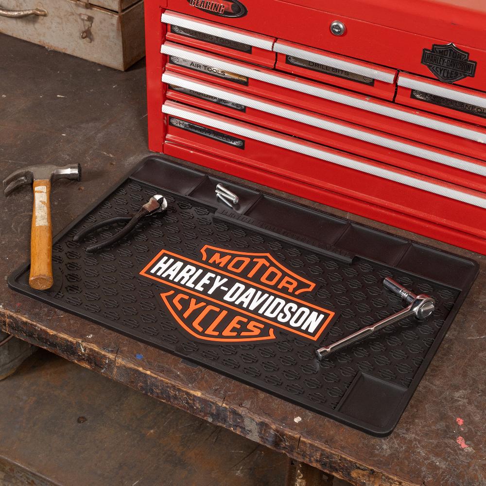 Harley Bar & Shield Benchtop Utility Work Mat