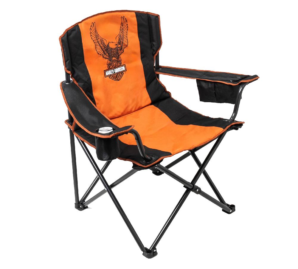 Harley Bar & Shield Eagle Folding Chair