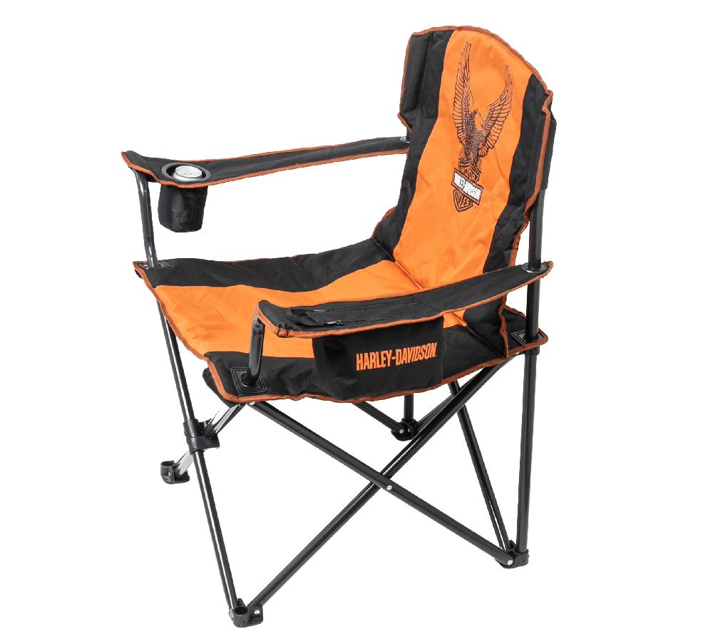 Harley Bar & Shield Eagle Folding Chair