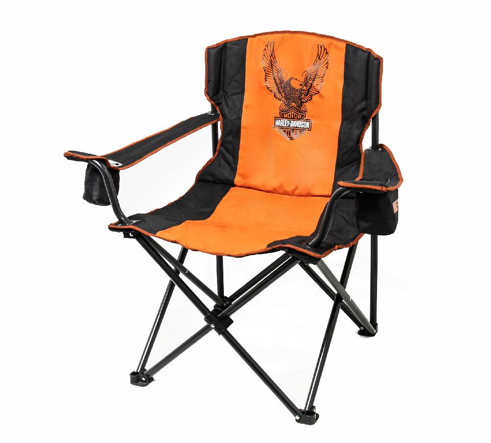 Harley Bar & Shield Eagle Folding Chair