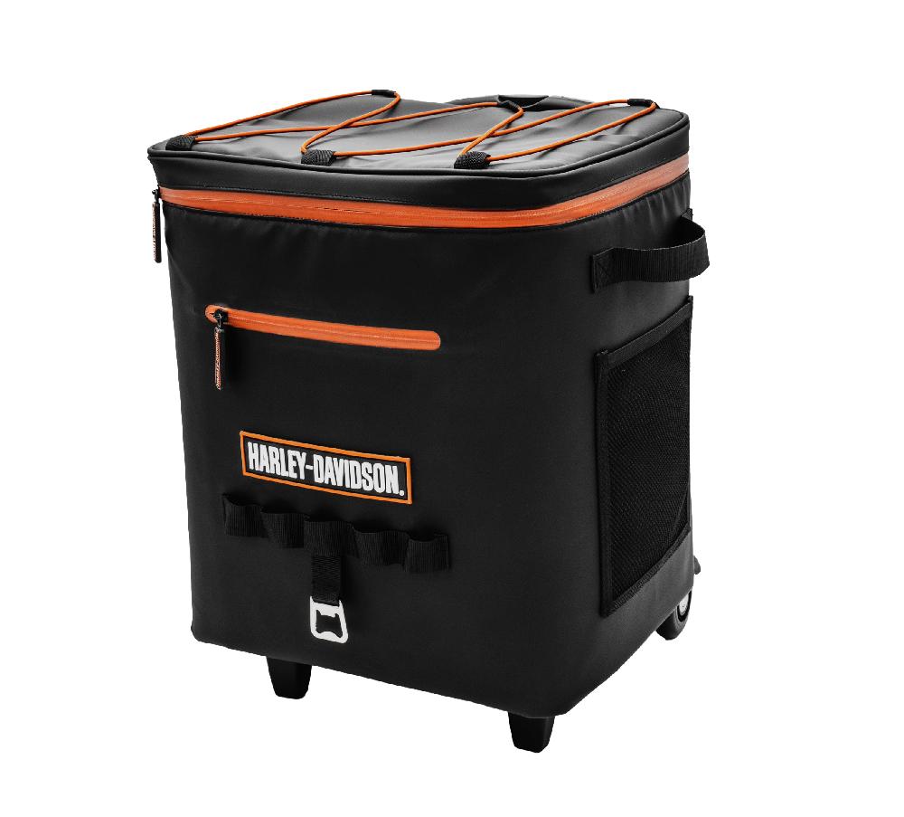 Harley Bar & Shield Eagle Portable Rolling Cooler