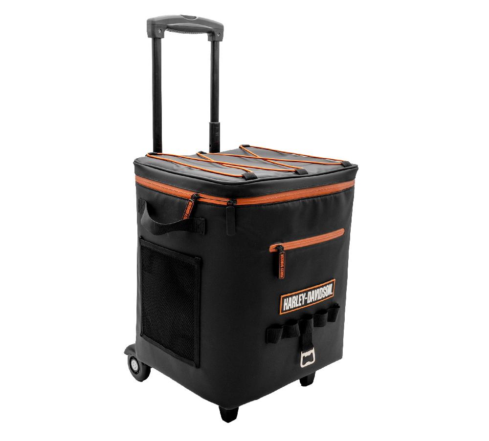 Harley Bar & Shield Eagle Portable Rolling Cooler