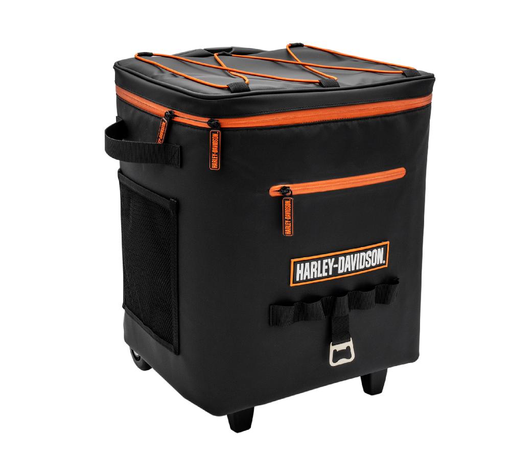harley Bar & Shield Eagle Portable Rolling Cooler
