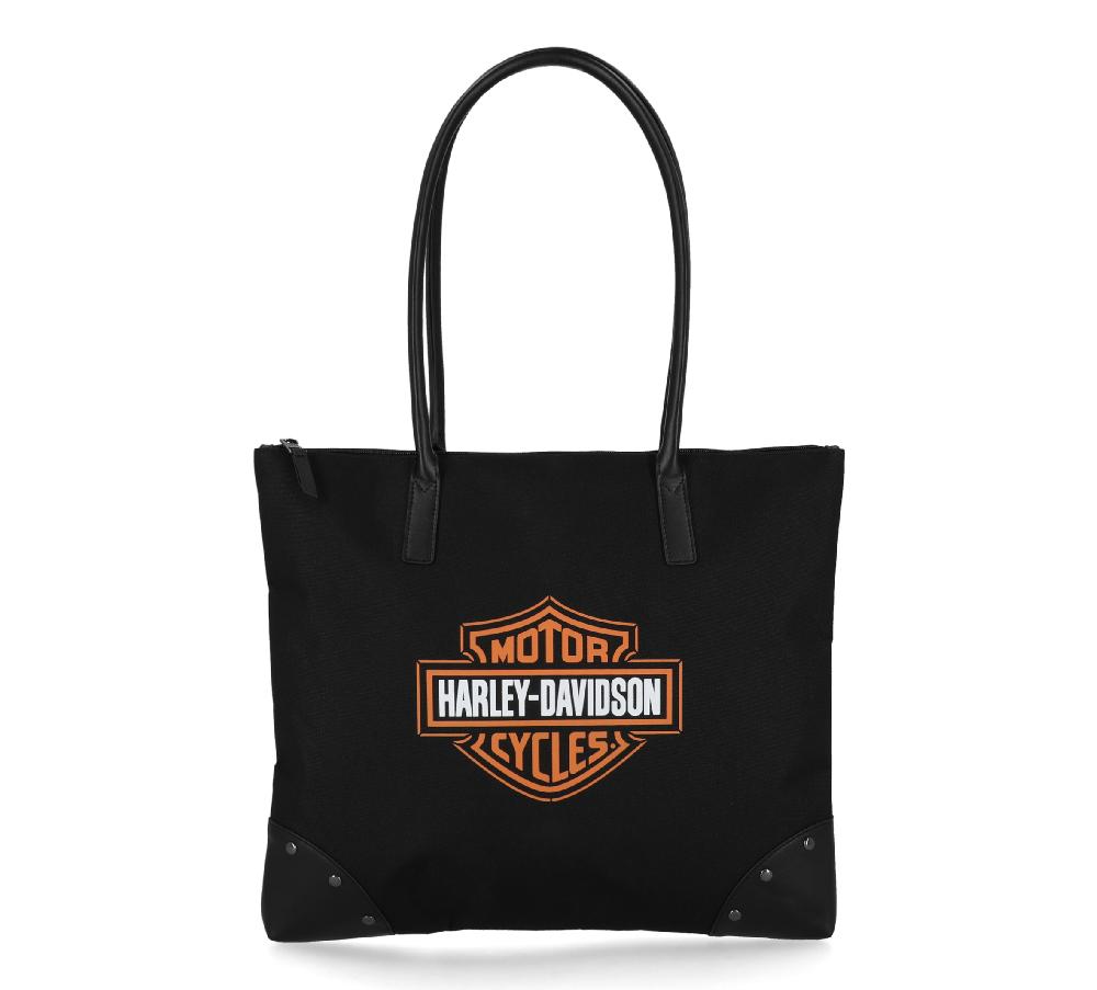 harley Bar & Shield Flat Tote
