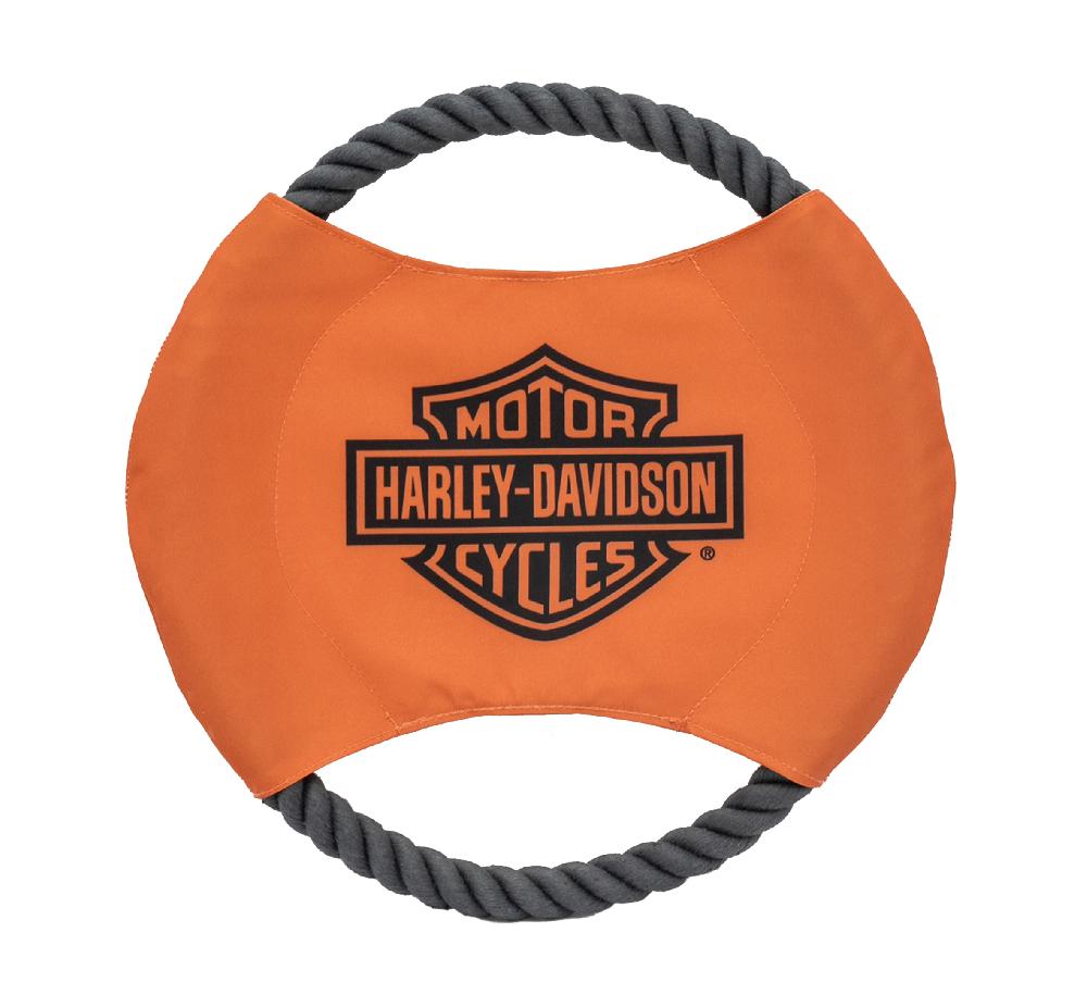 harley Bar & Shield Pet Rope Disc