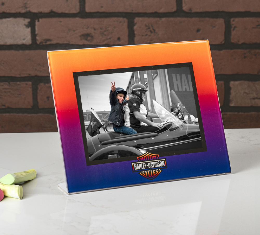 Harley Bar & Shield Picture Frame