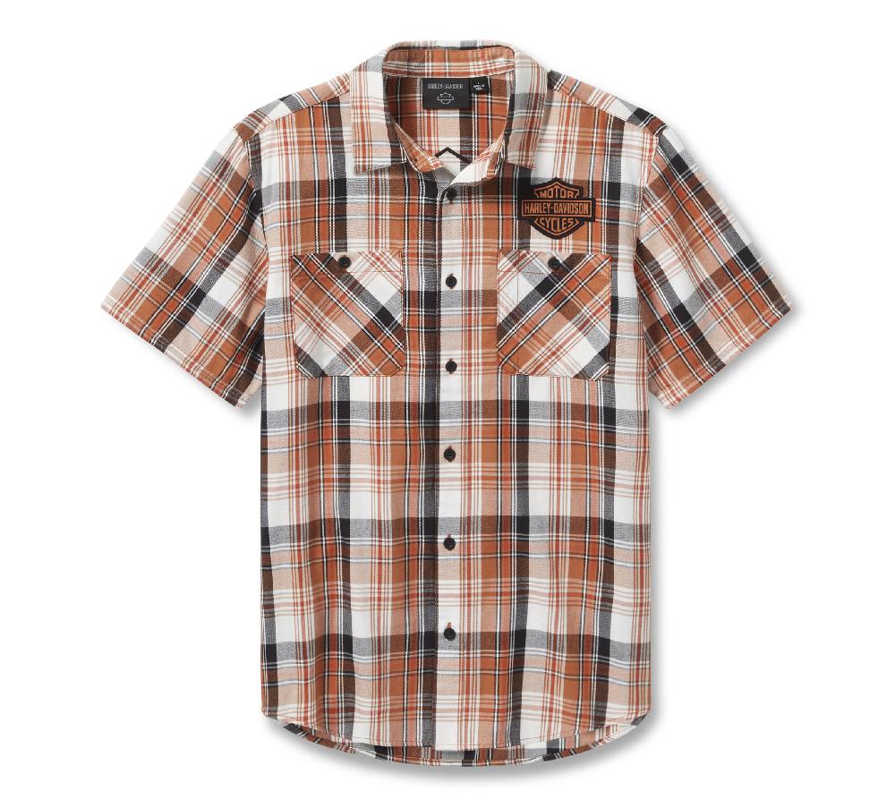 harley Bar & Shield Plaid Shirt