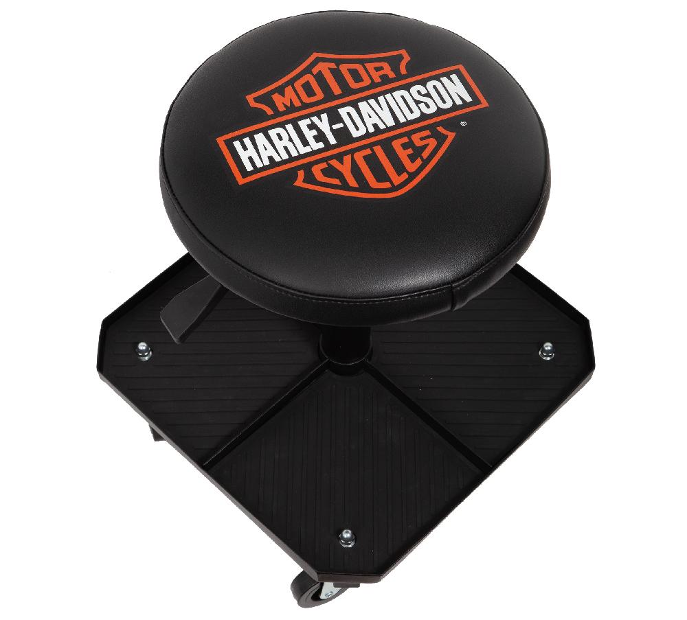 harley Bar & Shield Pneumatic Stool