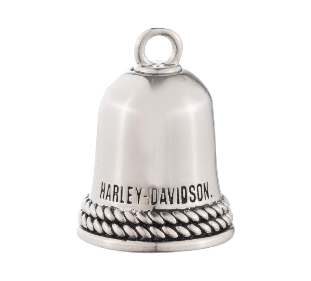 Harley Bar & Shield Rope Edge Mini Ride Bell