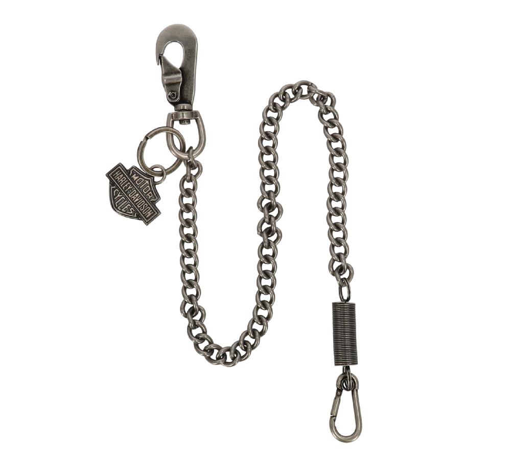 harley Bar & Shield & Sprng Wallet Chain