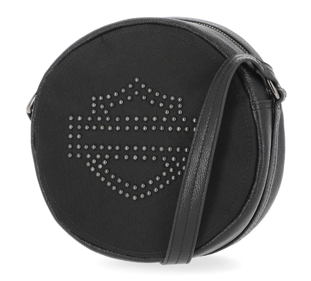Harley Bar & Shield Studded Canteen Bag