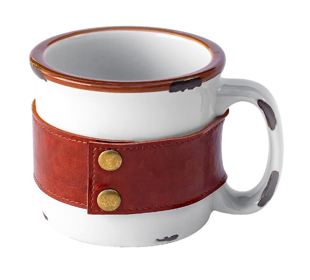 Harley Bar & Shield Wrapped Campfire Coffee Mug