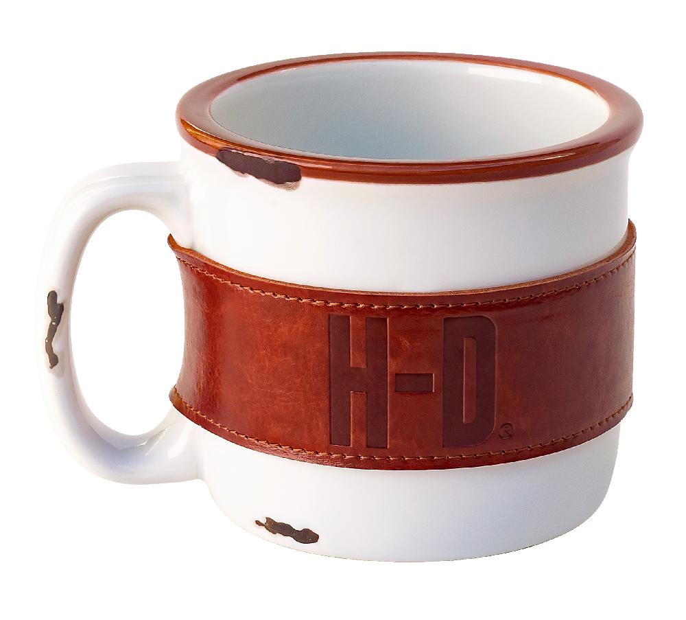 harley Bar & Shield Wrapped Campfire Coffee Mug