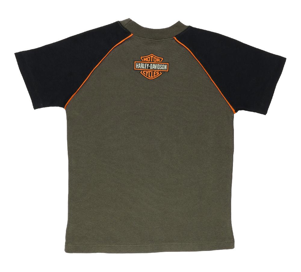 Harley Big Boys Camo Raglan Tee