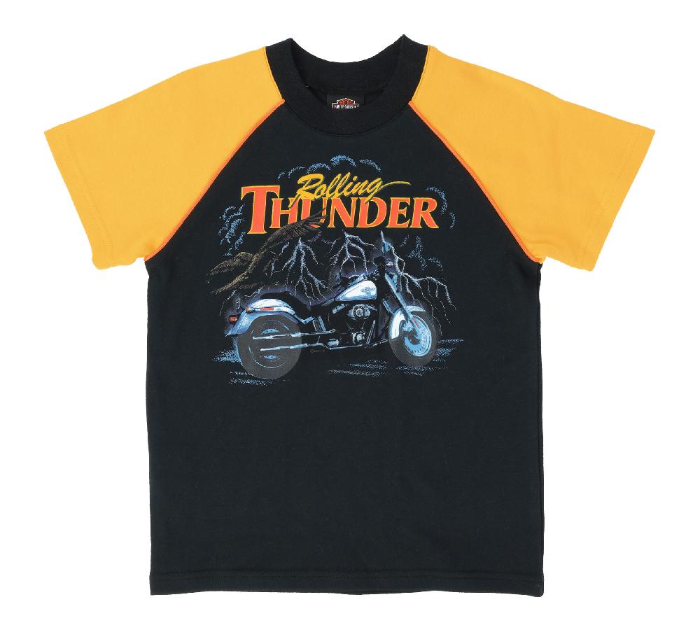 Harley Big Boys Raglan Short Sleeve Tee