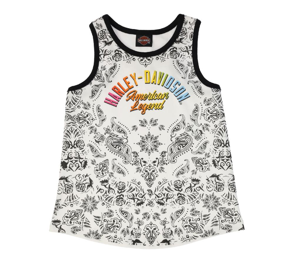 harley Big Girls Knit Racer Back Tank